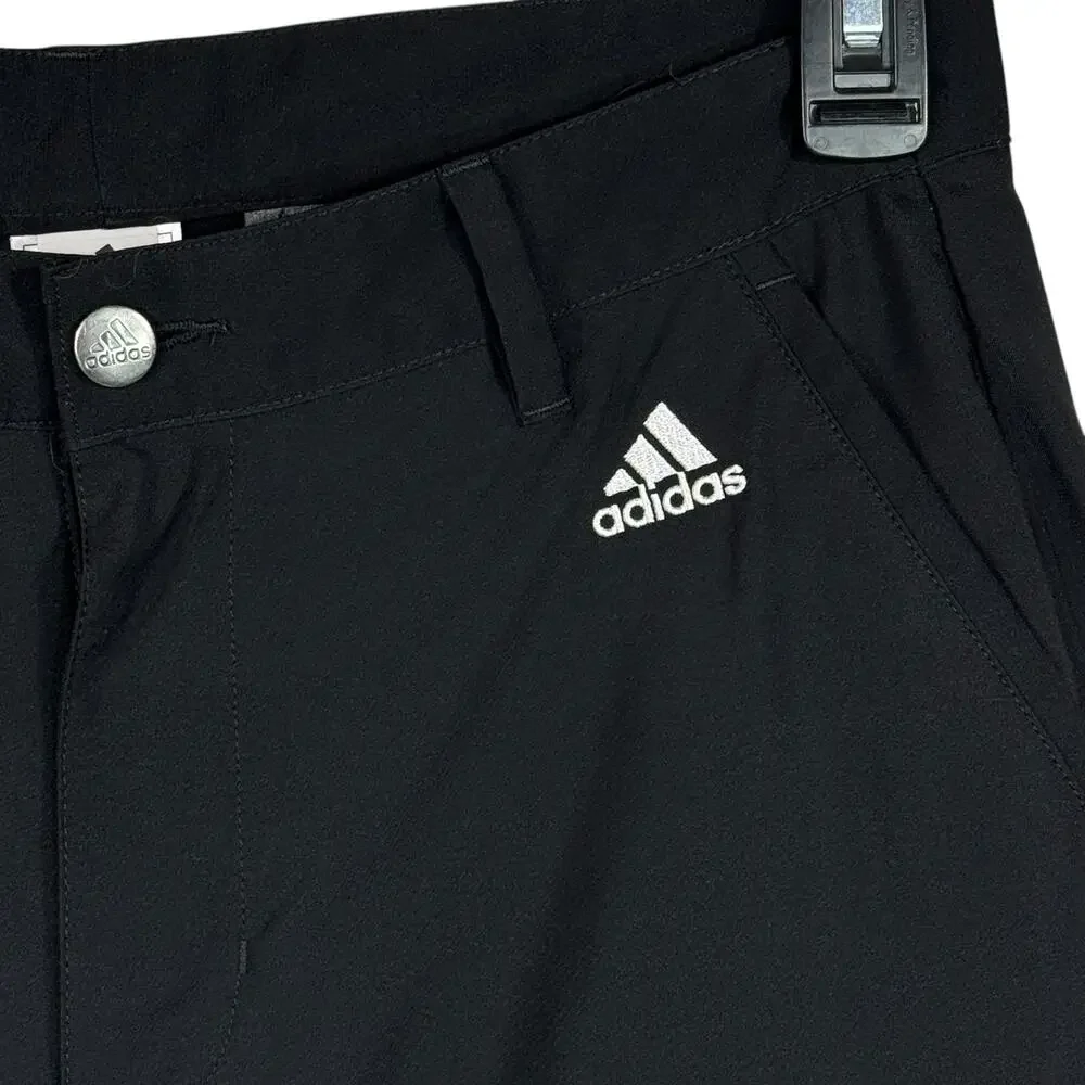 Adidas SZ 32x30 (30x29) 3-Stripe Golf Pants Lightweight Pockets Zip-Fly Wicking